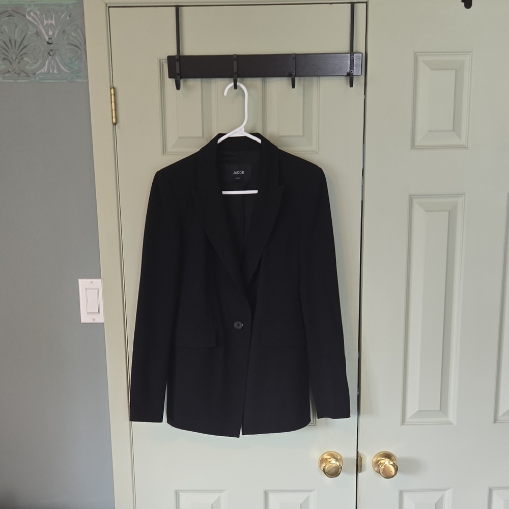 🖤 Jacob Black Classic Blazer Professional Suit Jacket